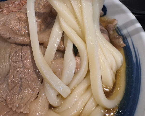 うどんもイイ感じ